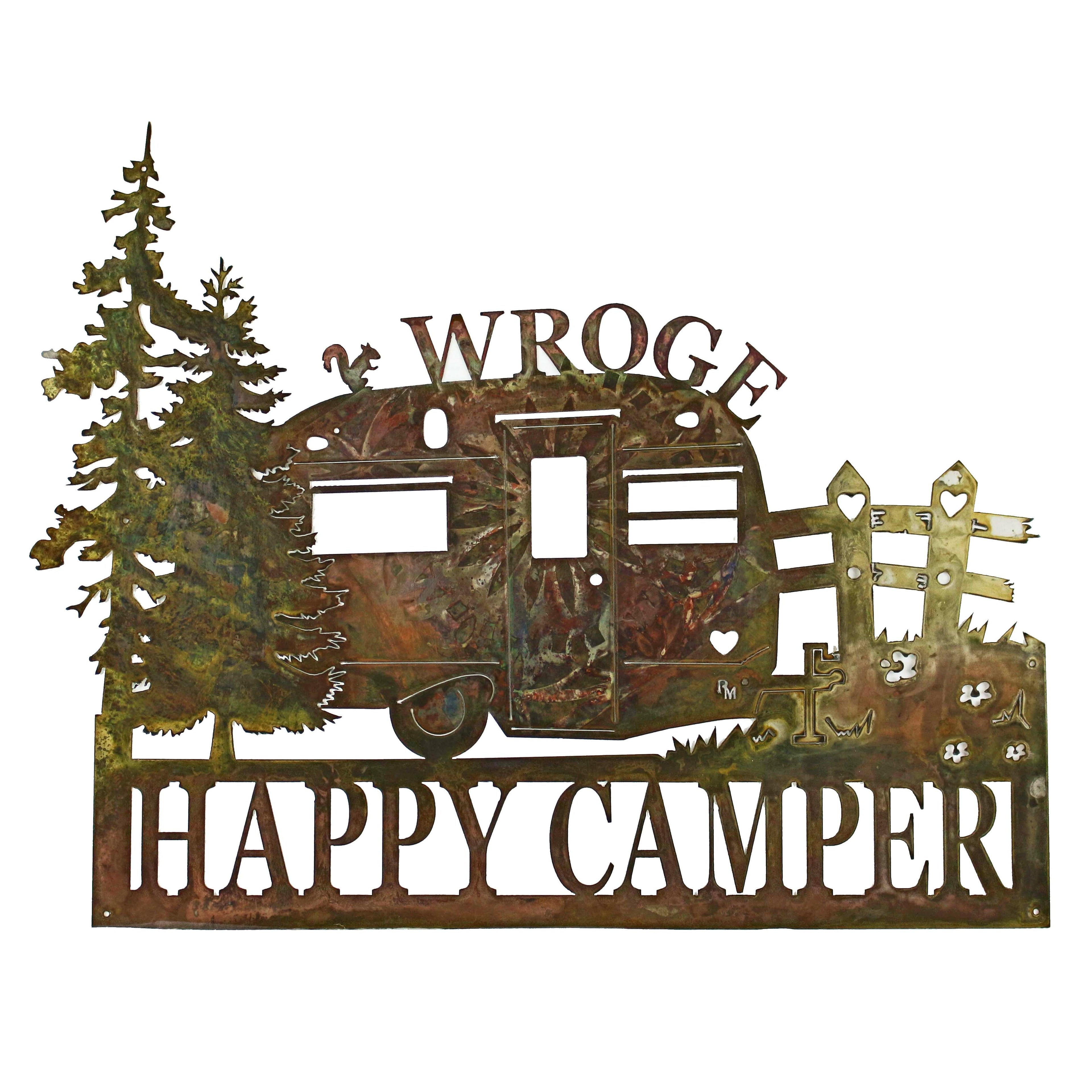 Happy Camper Sign