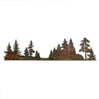 35" x 9" Tree Scene