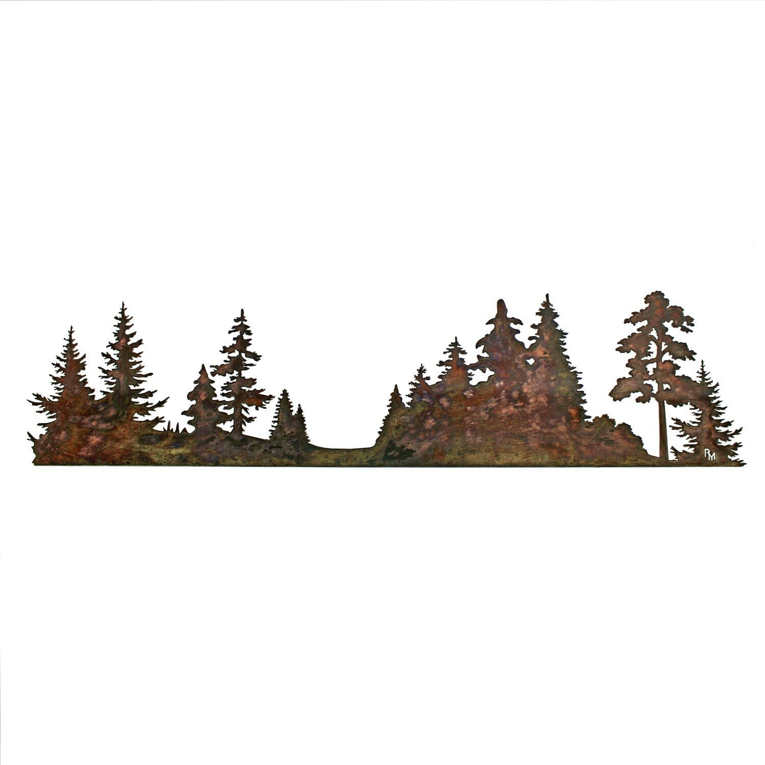 35" x 9" Tree Scene