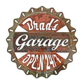 Custom Bottle Cap Sign w/ Name