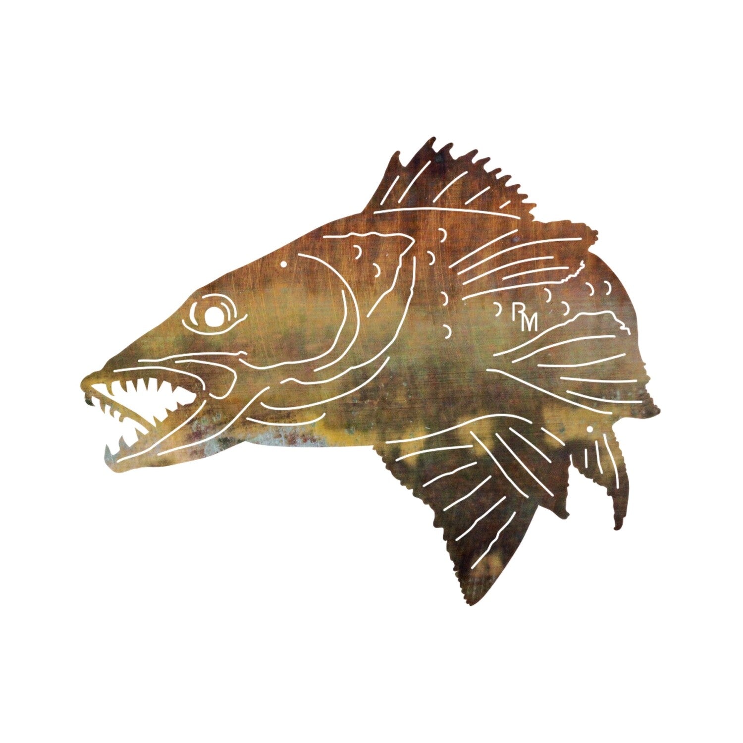 Single Walleye Wall Art