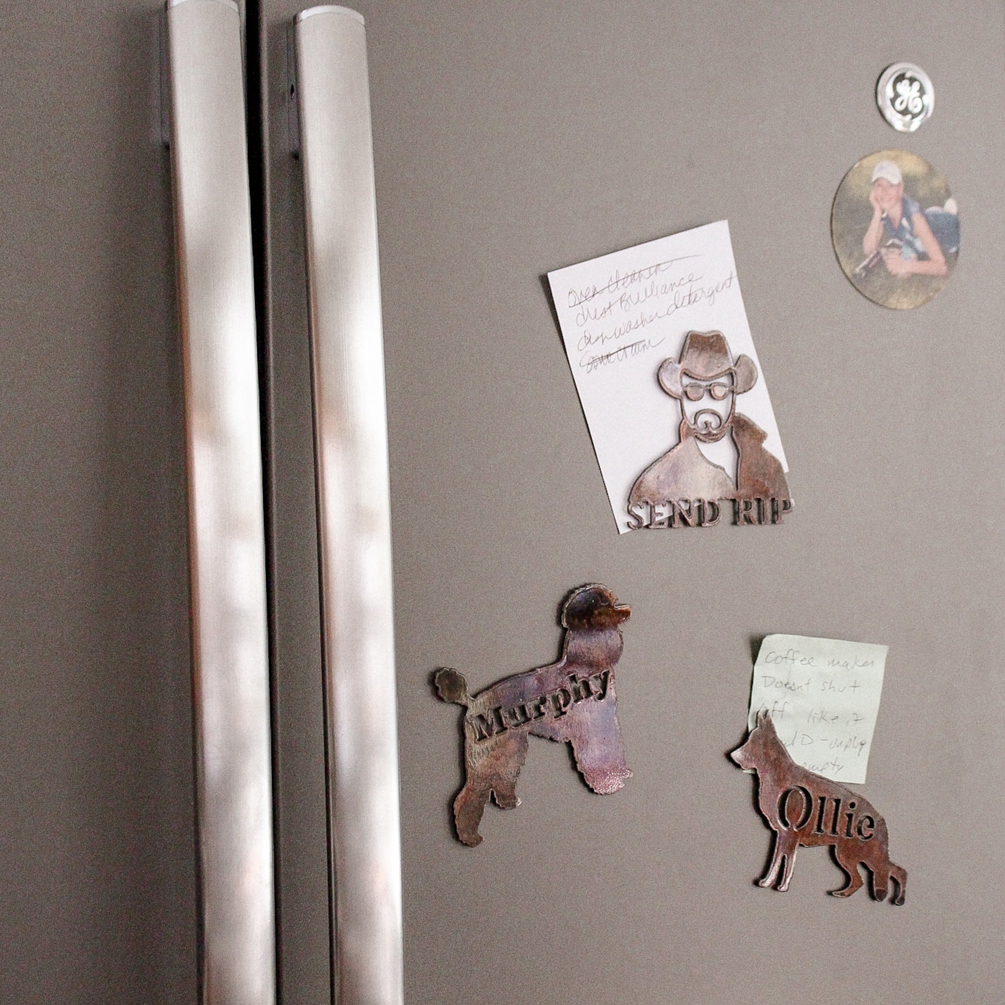Custom Dog Magnet w/ Name (Cut In)