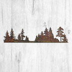 35" x 6" Tree Scene
