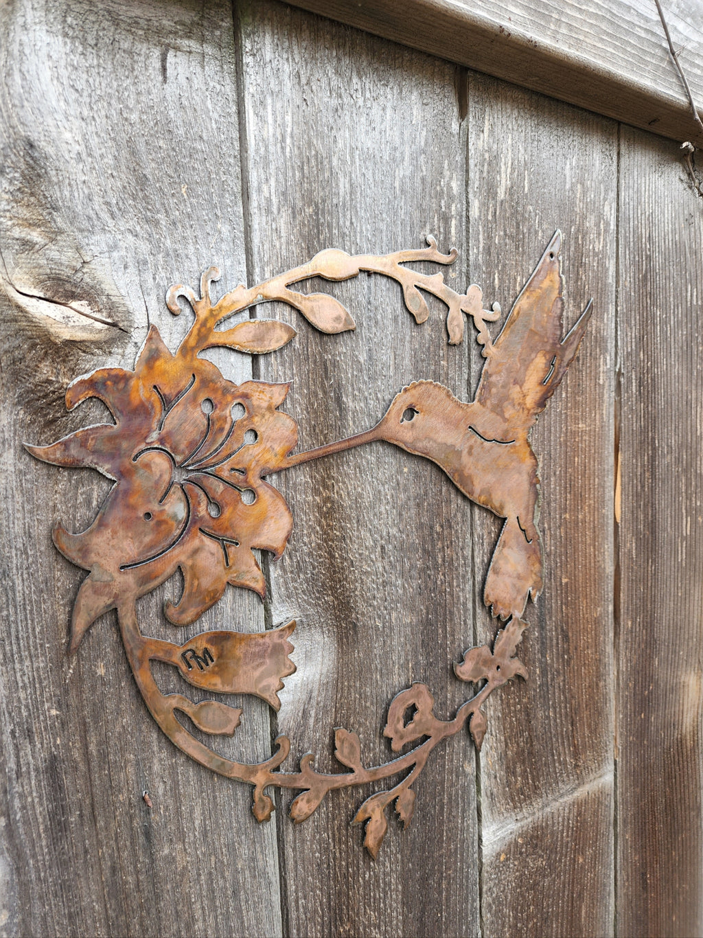 Hummingbird Wreath