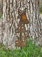 Large Mushroom Gnome Stake