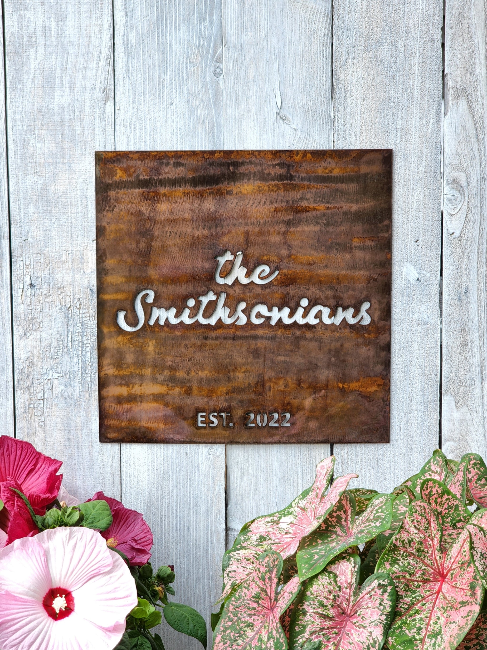 Last Name Sign w/ Est. Date
