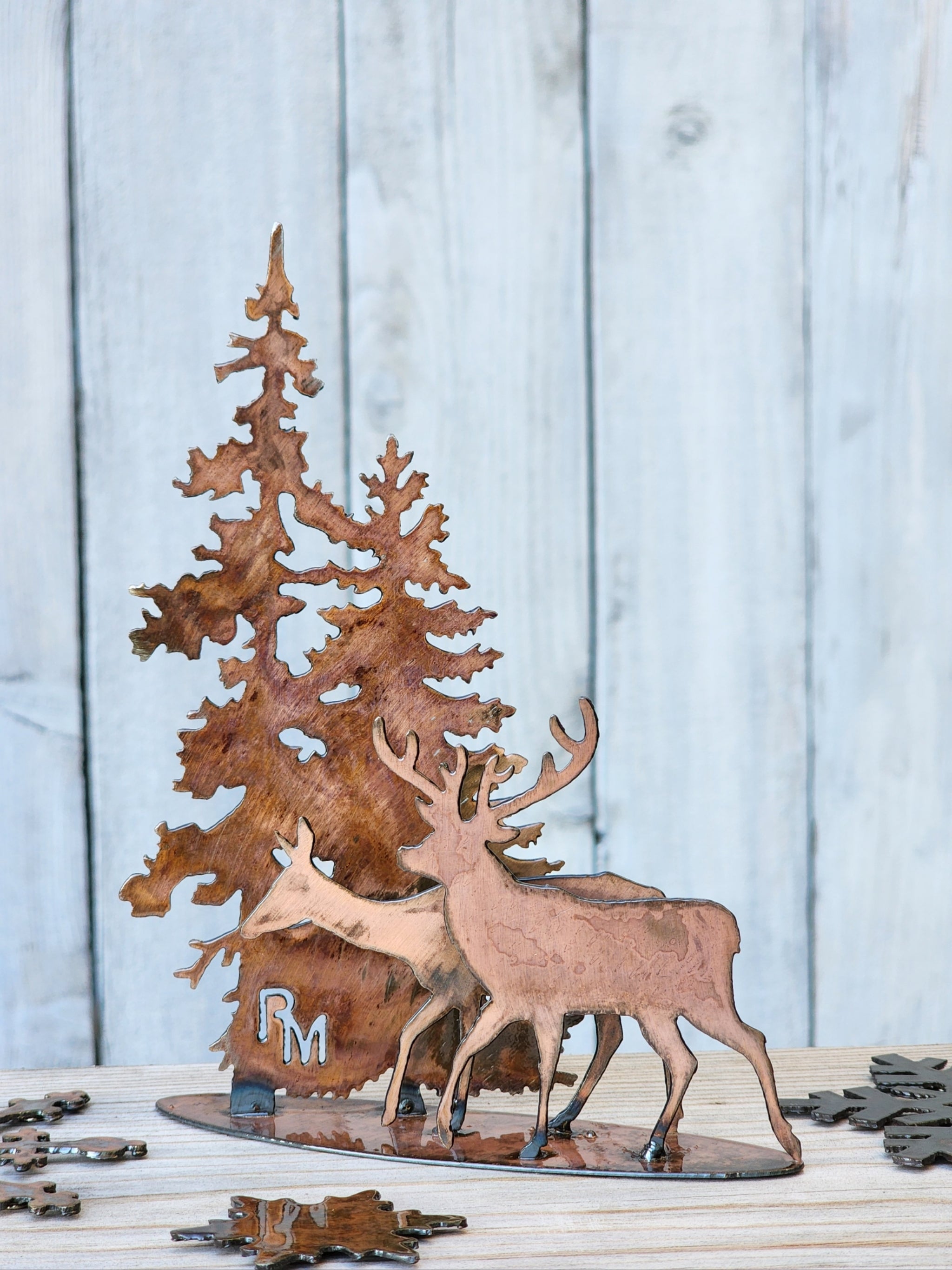 Buck & Doe Table Stand
