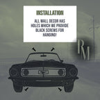 68 Mustang Wall Art
