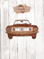 68 Mustang Wall Art