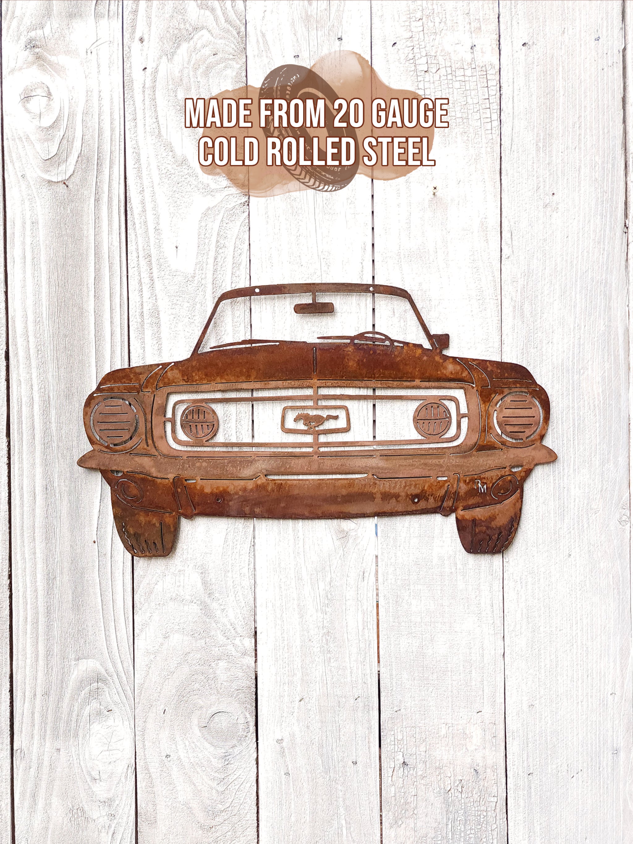 68 Mustang Wall Art