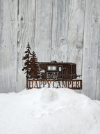 Happy Camper Fish House Sign