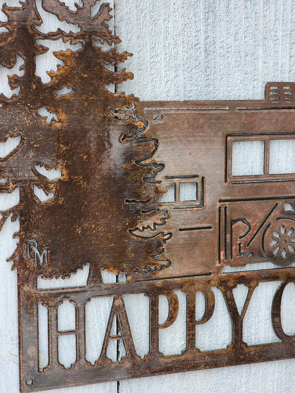 Happy Camper Fish House Sign
