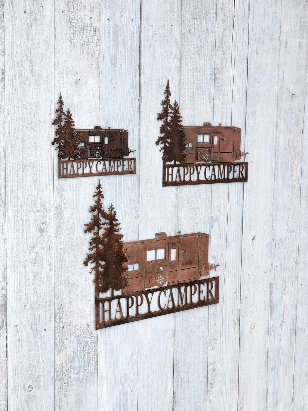 Happy Camper Fish House Sign