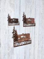Happy Camper Fish House Sign