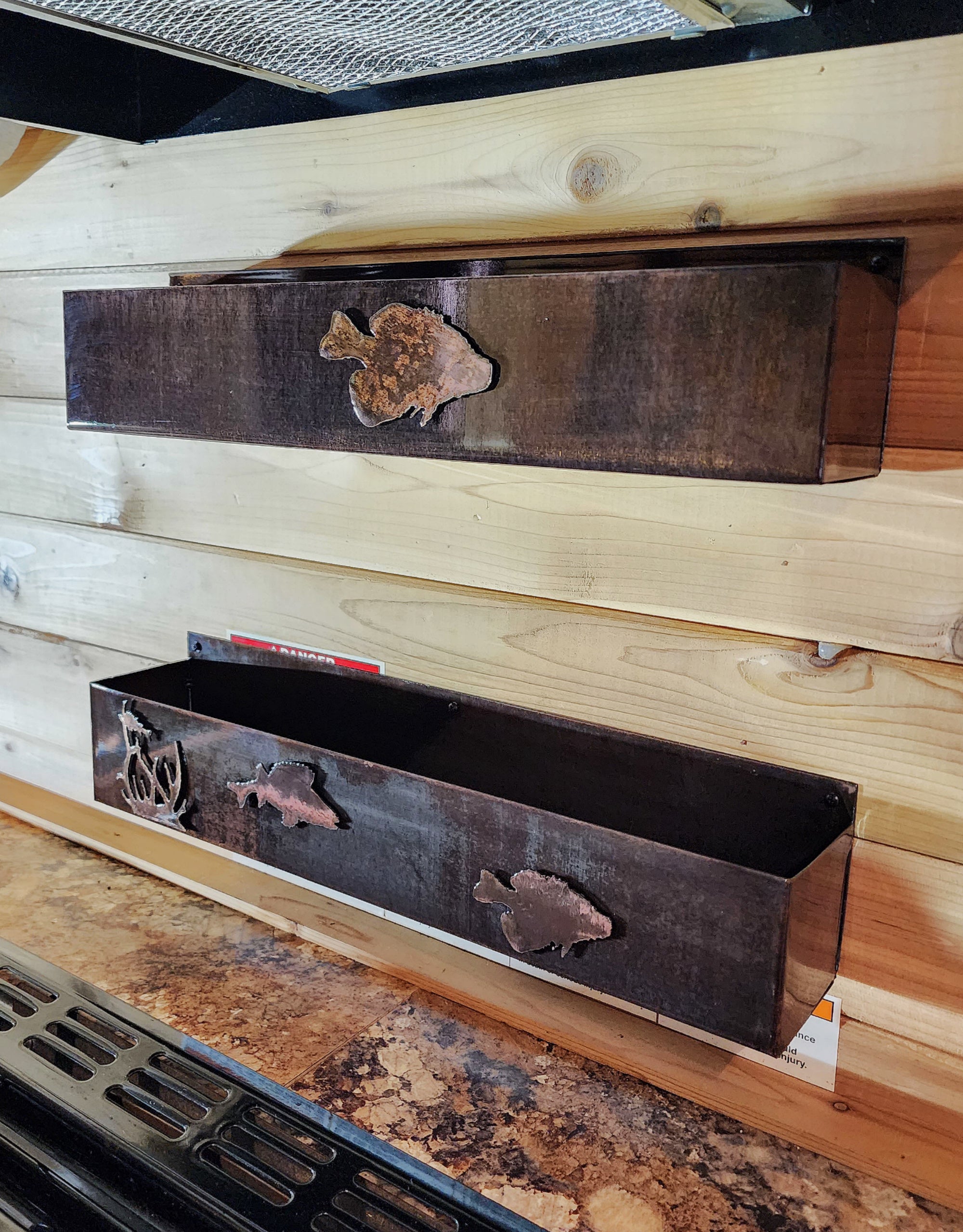 Fish House Spice Rack / Bathroom Caddie