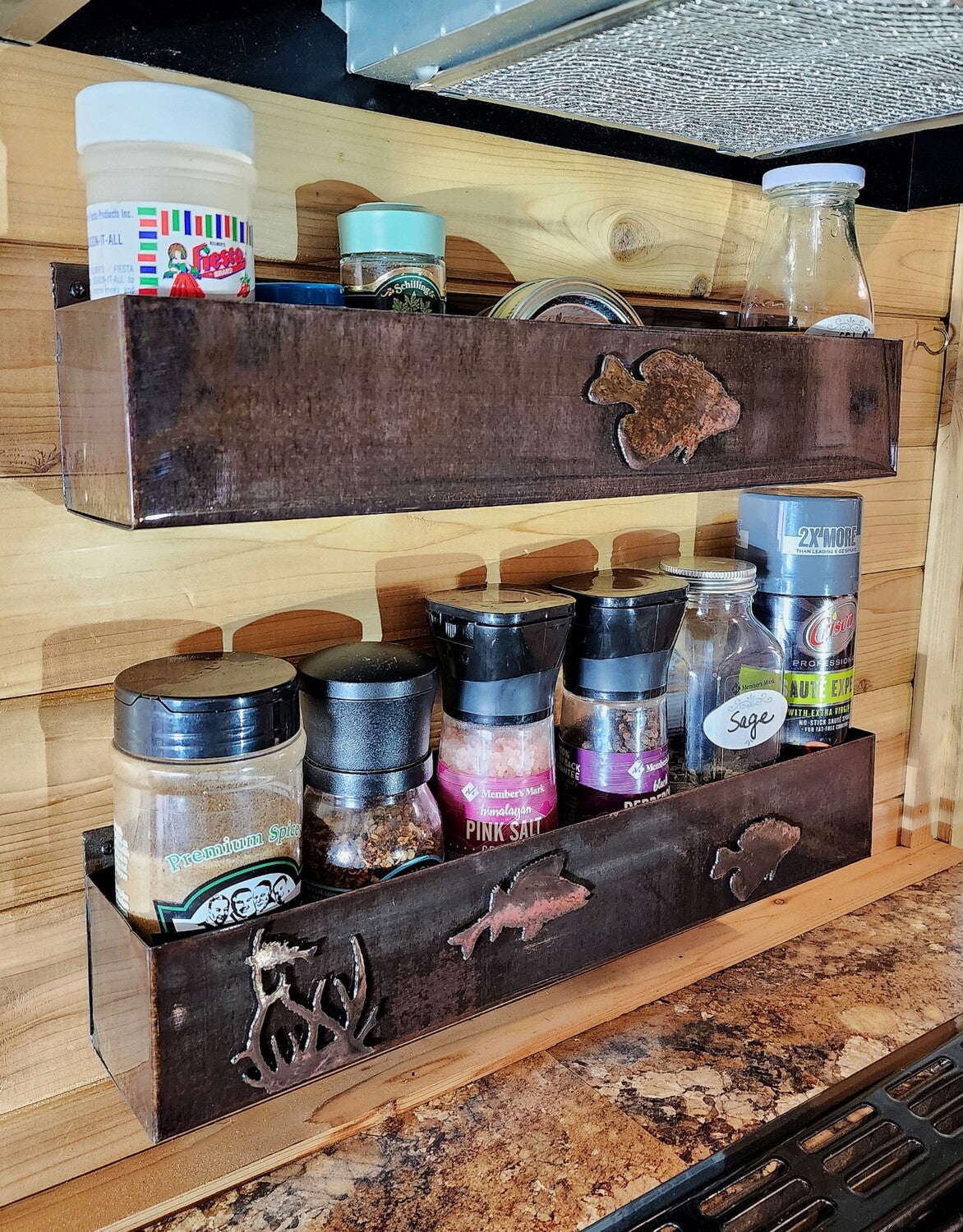 Fish House Spice Rack / Bathroom Caddie