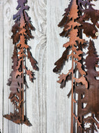 3D Pine Tree Trio