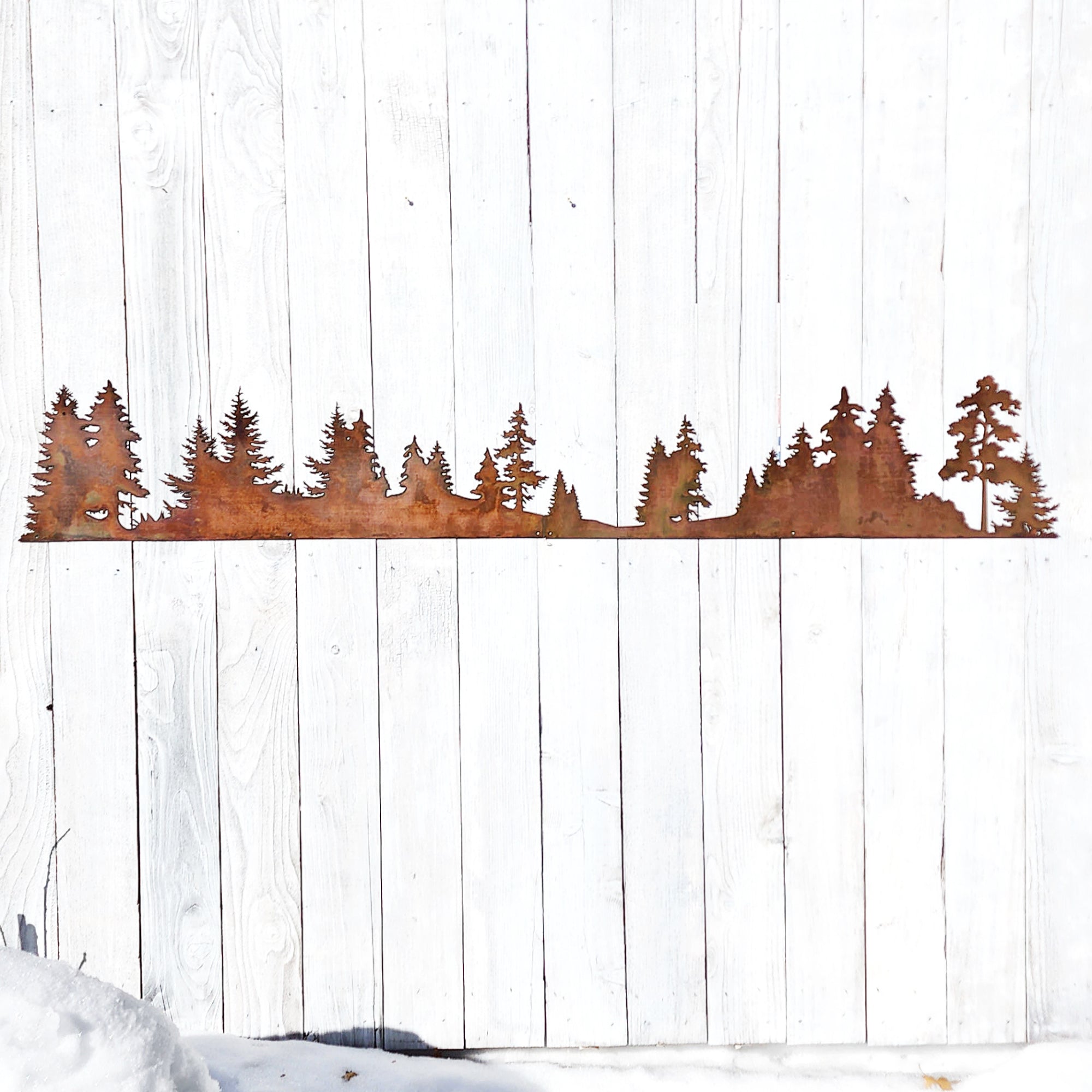 70" x 11" Tree Scene
