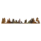 70" x 11" Tree Scene