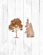 Maple & Evergreen Tree Set