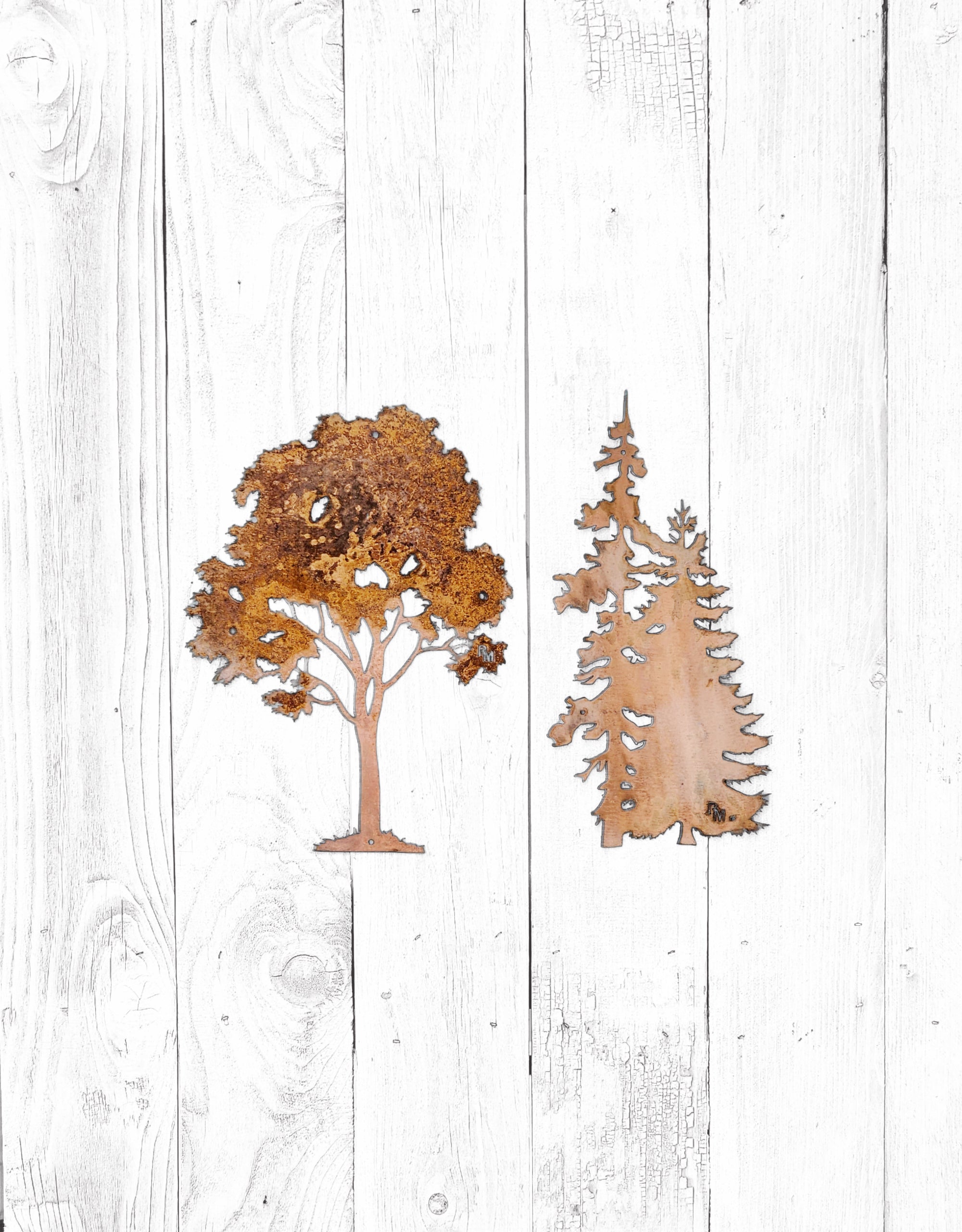 Maple & Evergreen Tree Set