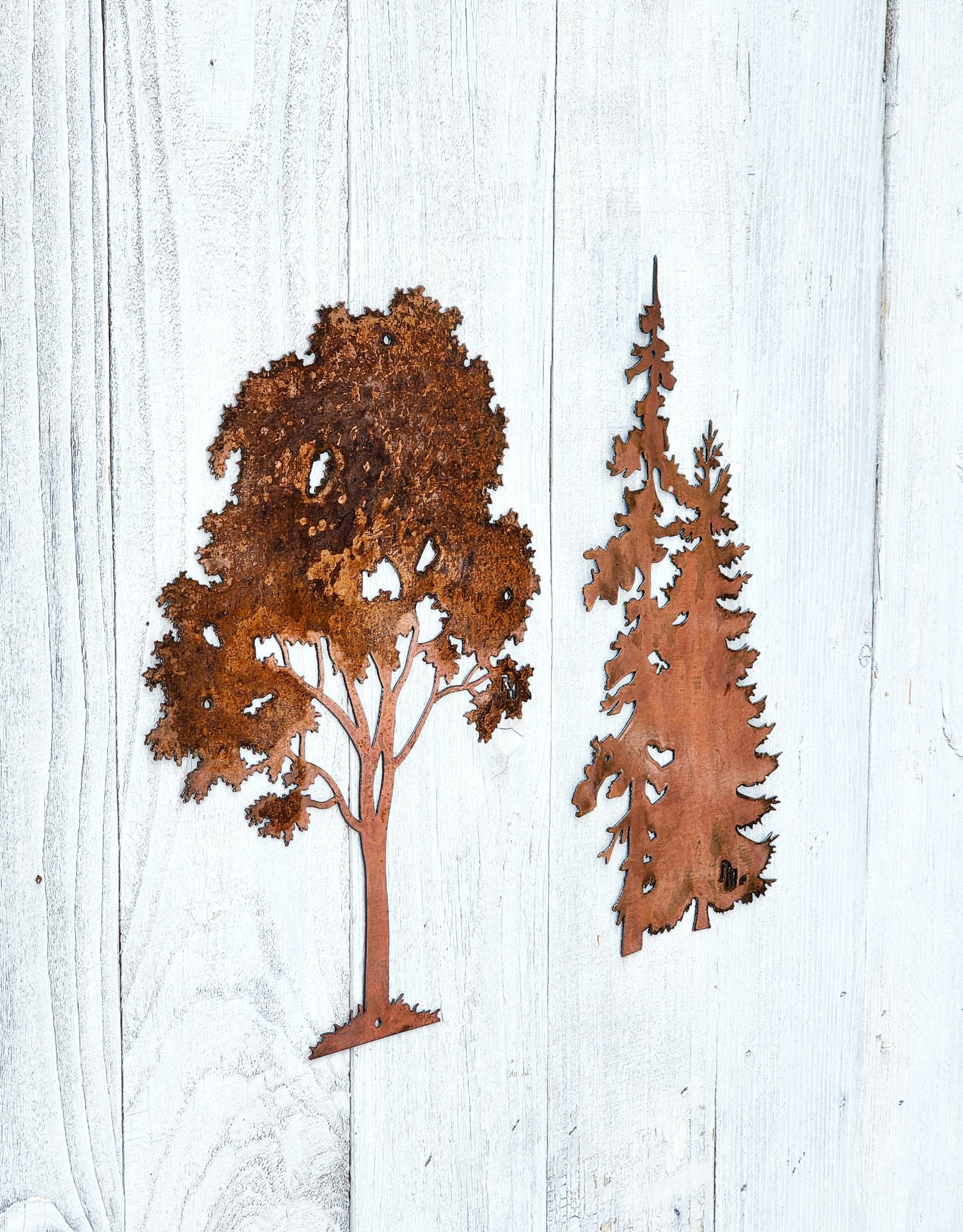 Maple & Evergreen Tree Set