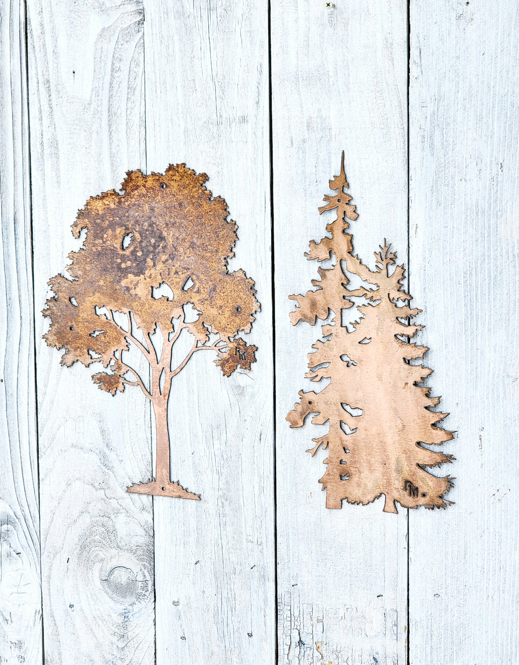 Maple & Evergreen Tree Set