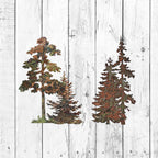 Oak & Evergreen Tree Set