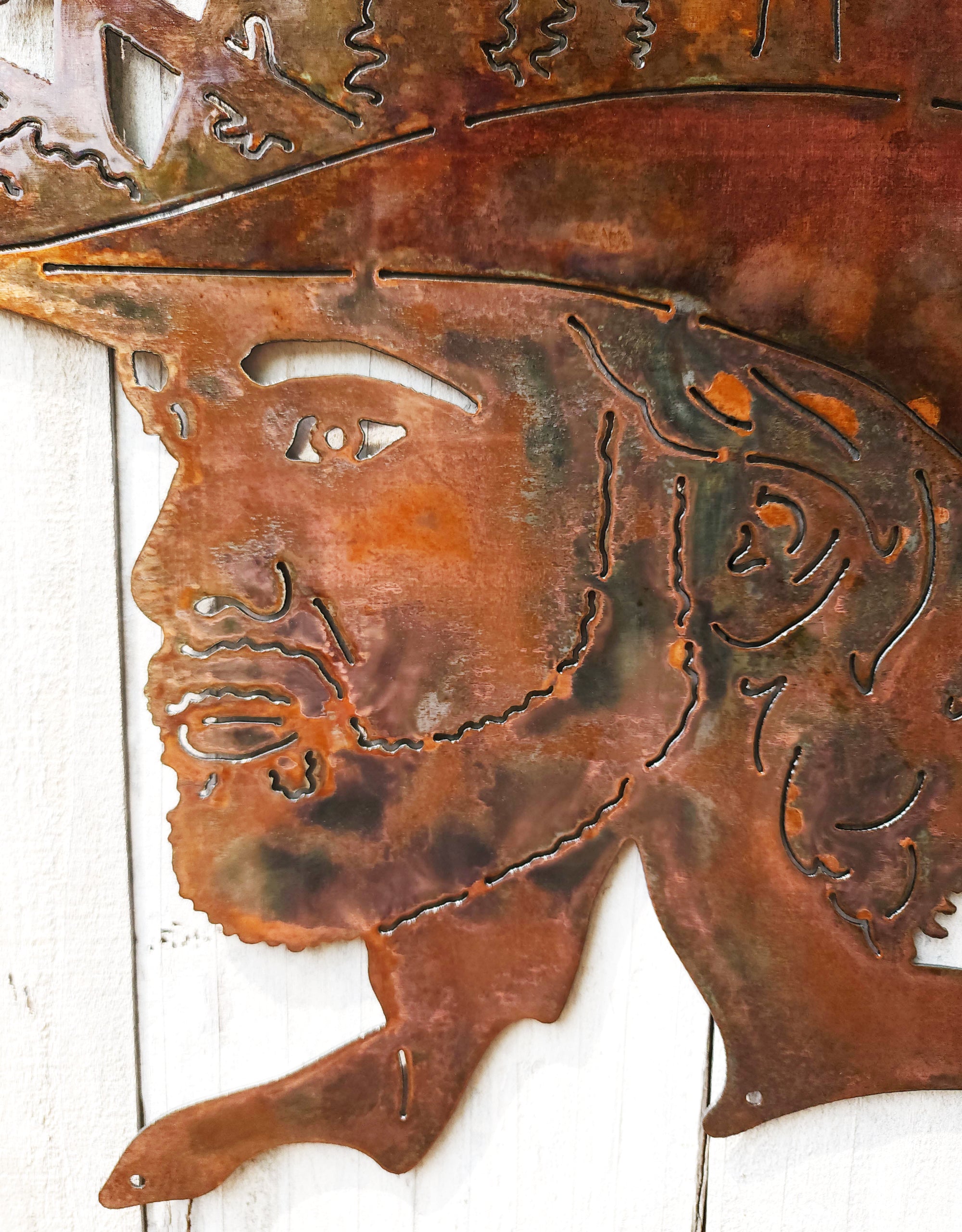 Manly Cowboy Hat w/ Nature Scene - Super Sale