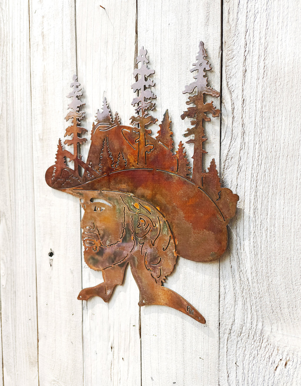 Manly Cowboy Hat w/ Nature Scene - Super Sale