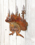 Manly Cowboy Hat w/ Nature Scene - Super Sale