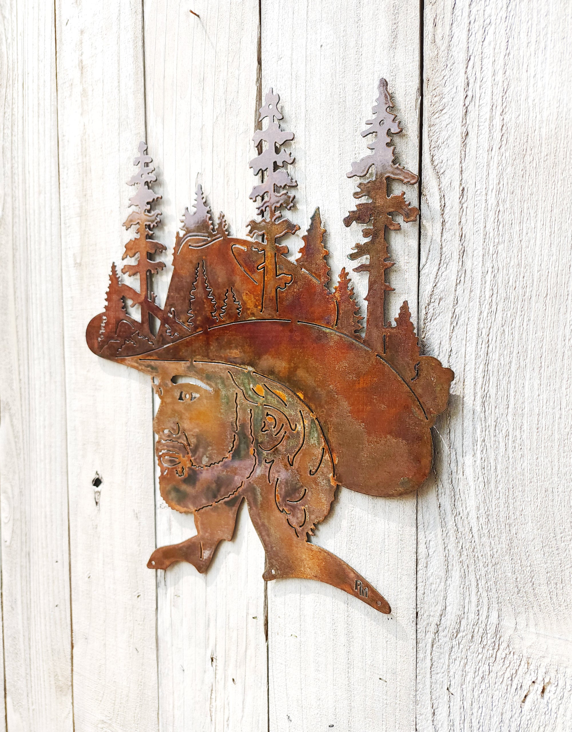 Manly Cowboy Hat w/ Nature Scene - Super Sale