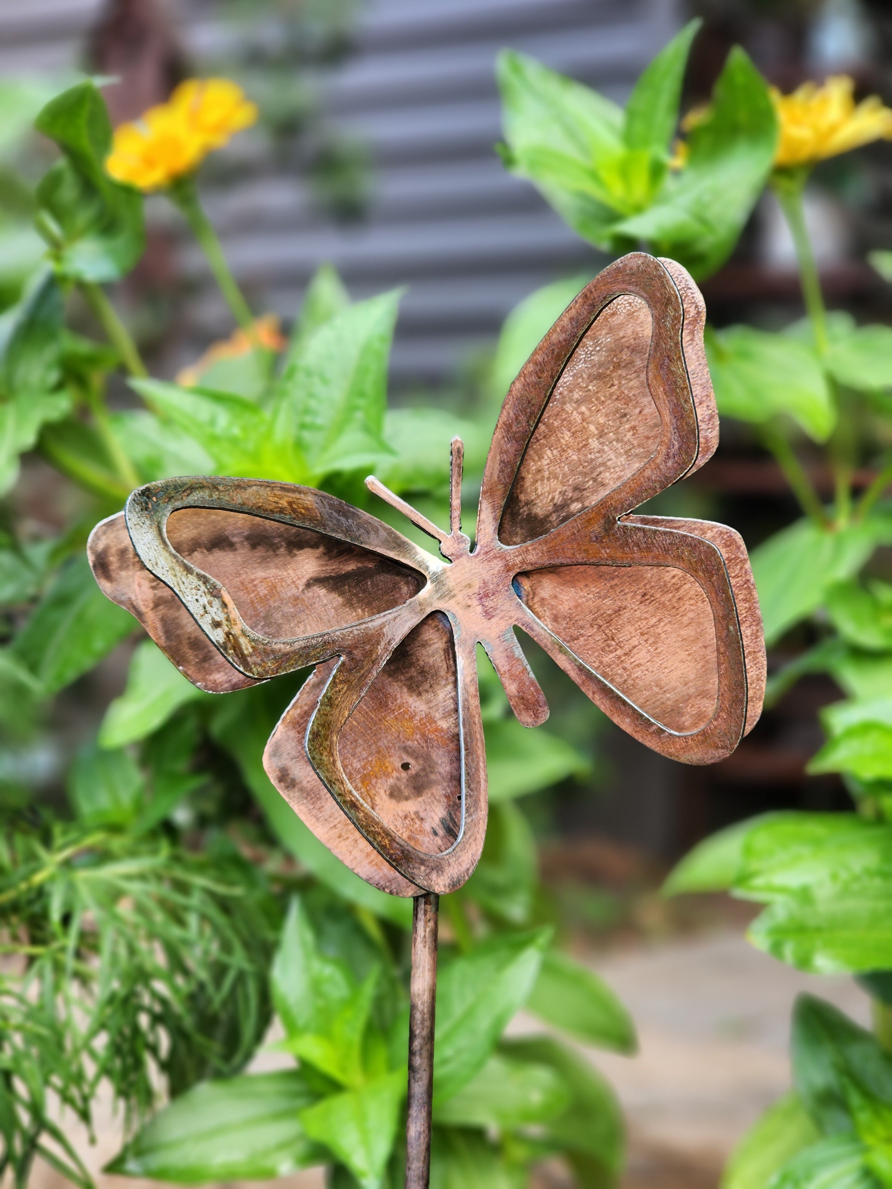 Large Autumn Butterfly Stake