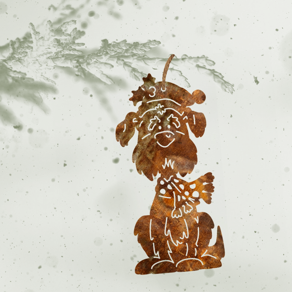 Xmas Dog Ornament