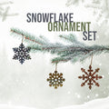 Snowflake Ornament Set