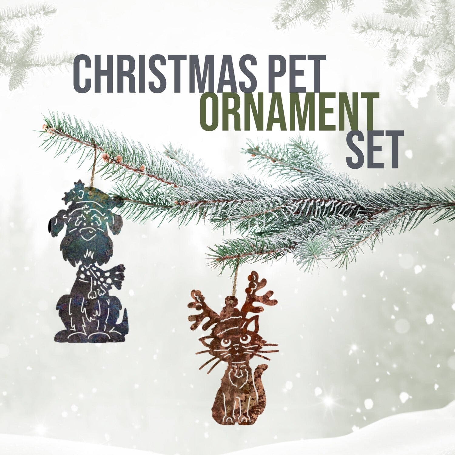 Xmas Pet Ornament Set