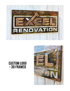 Custom Business Sign - 3D Framed Lighted
