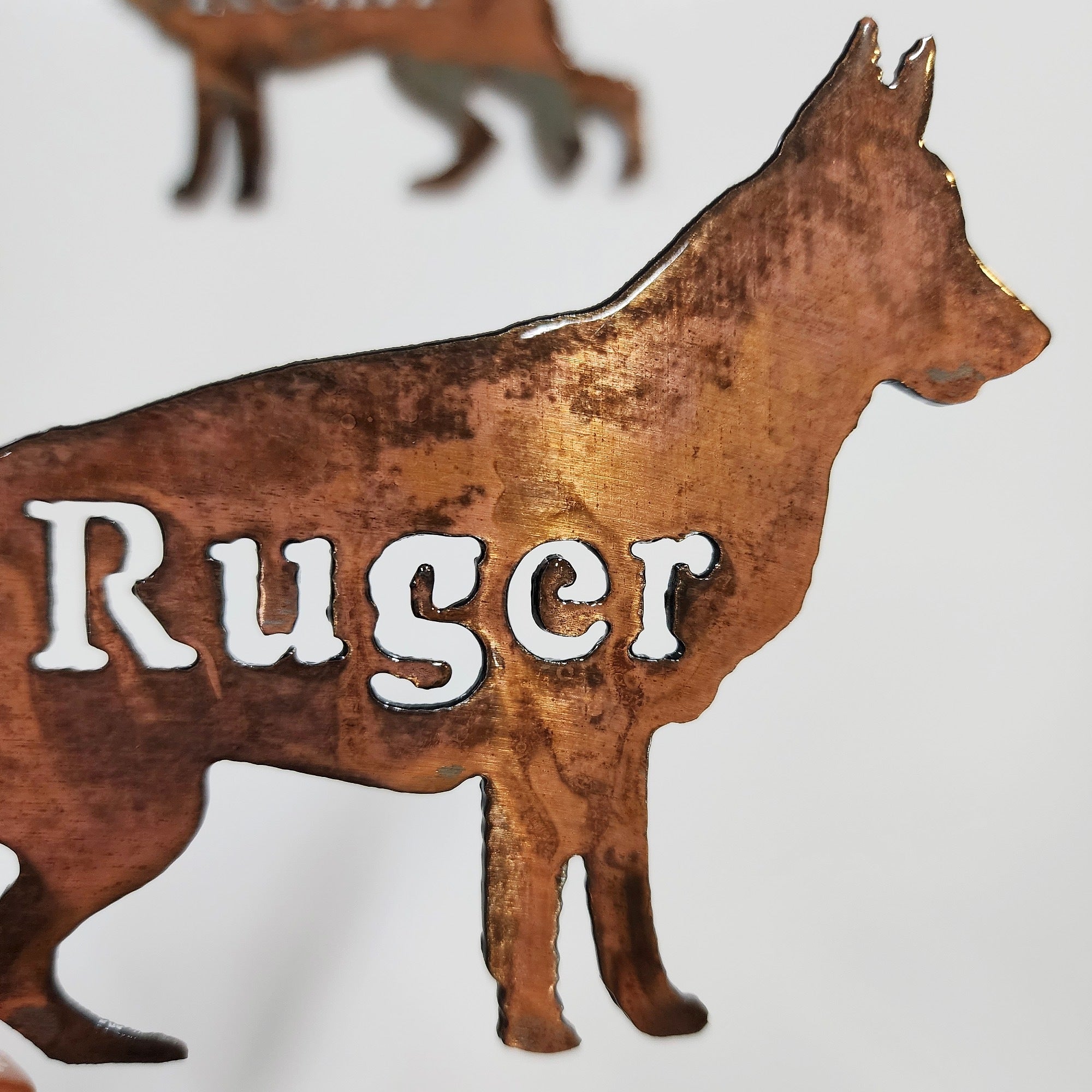 Custom Dog Magnet w/ Name (Cut In)