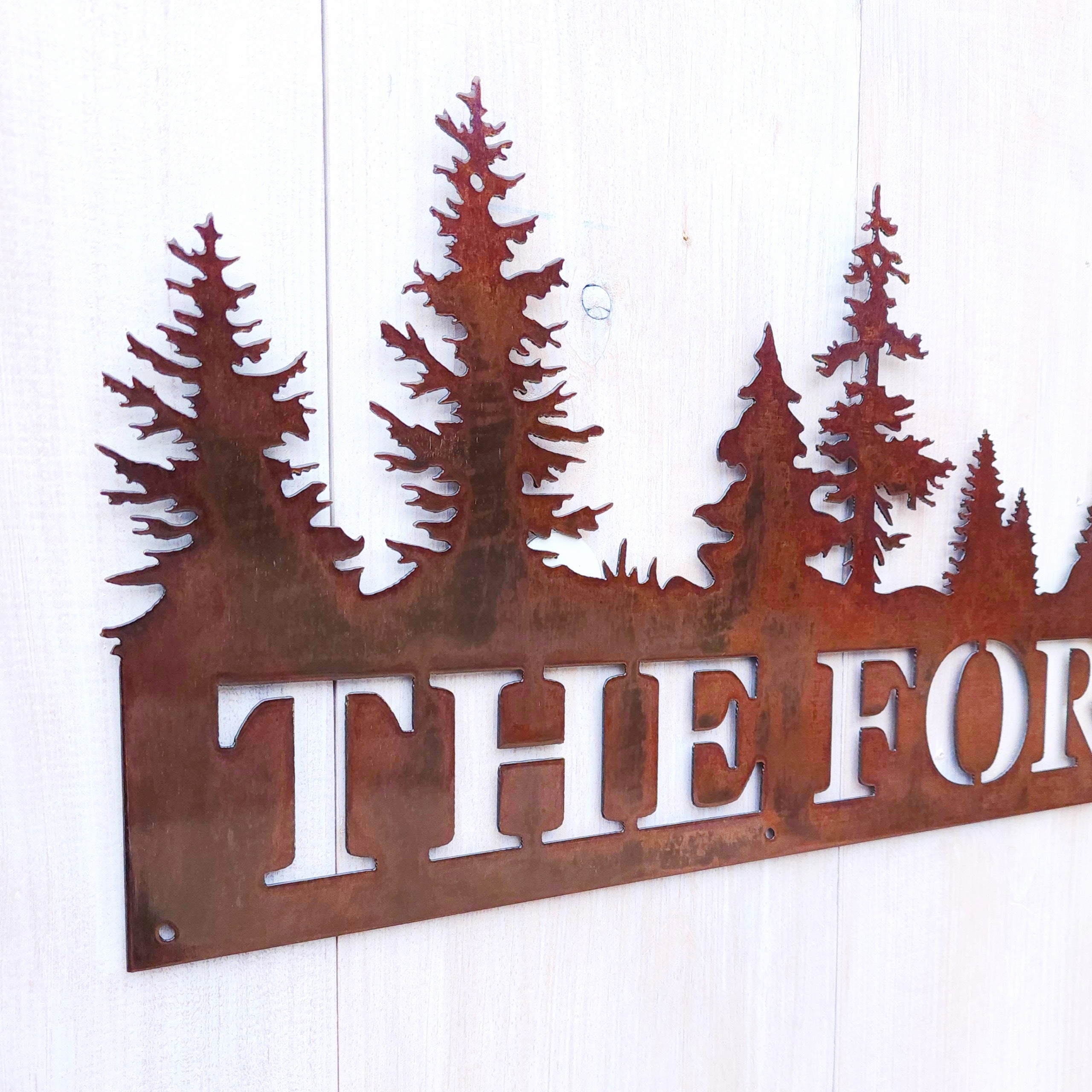 Custom Name Tree Scene Sign