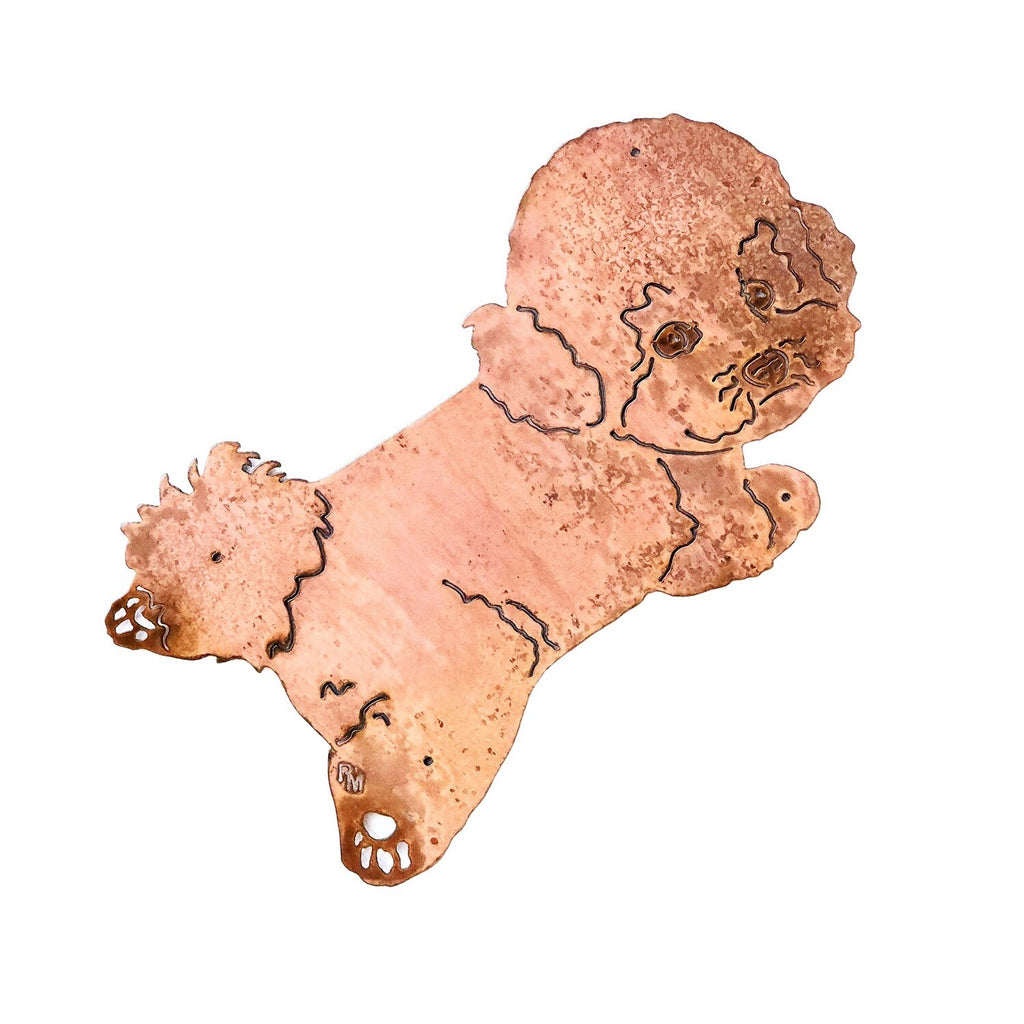 Bichon Laying Sign