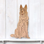 German Shepherd Sitting Sign