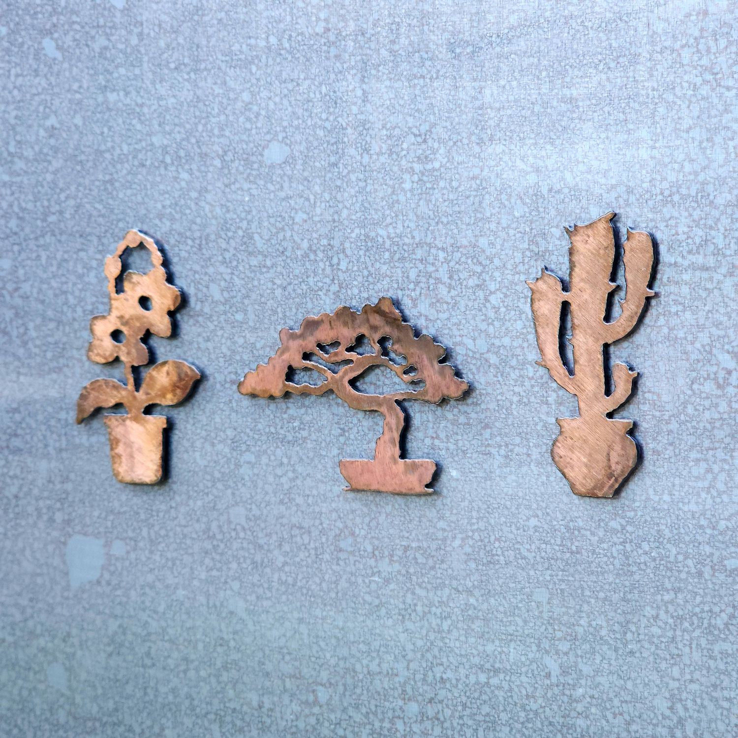 Potted Plants Magnet Set