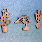 Potted Plants Magnet Set
