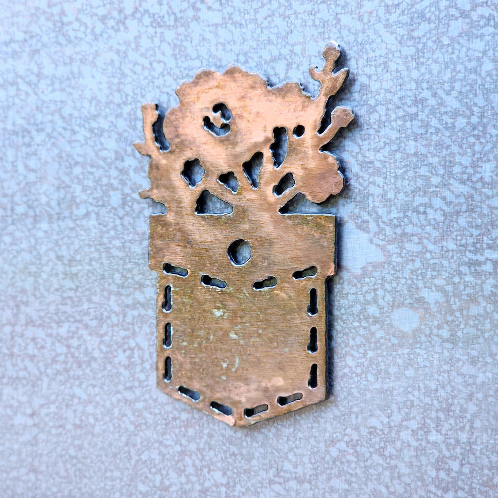 Daisy Flower Pocket Magnet