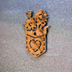 Heart Flower Pocket Magnet