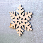 Square Snowflake Magnet