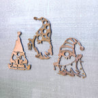 Xmas Gnome w/ Lantern Magnet