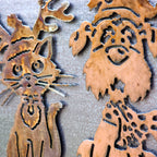 Xmas Cat Magnet