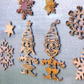 Elf & Snowflake Magnet Set