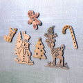 Xmas Character & Holiday Magnet Set